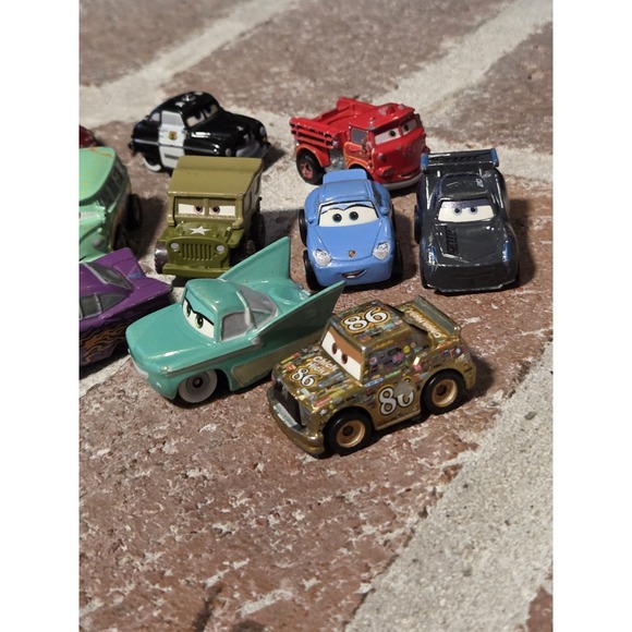 Disney Pixar Cars Mini Racers Lot of 12 Mattel Diecast Collection - Picture 2 of 8
